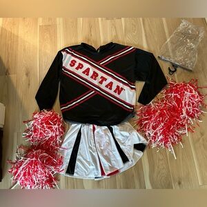 Black and White Cheerleading Uniform